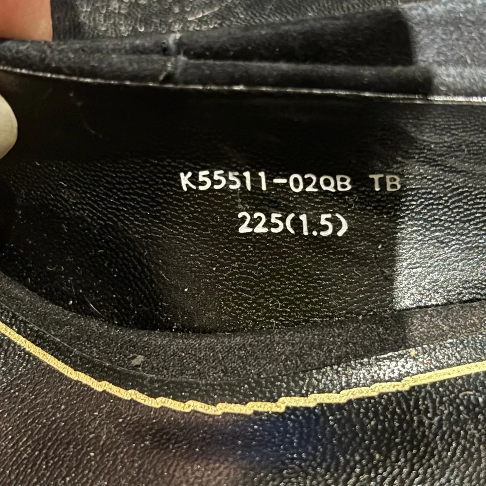 Vintage Kisscat Black Flats with Gold Buckle - Picture 6 of 11